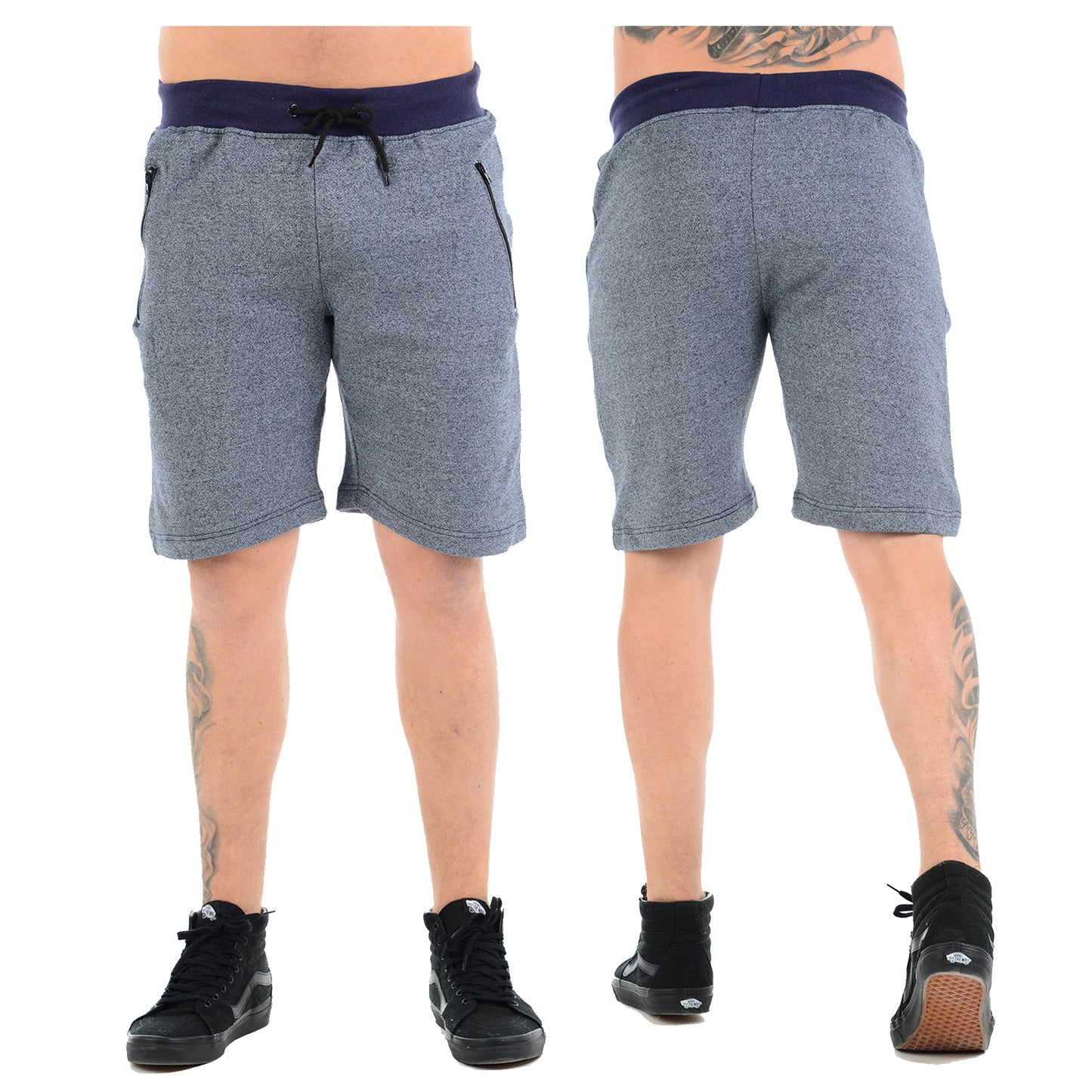 PACK OF 2 MENS JOGGING SHORTS SWEAT JERSEY FLEECE JOGGERS SUMMER RUNNING BOTTOMS