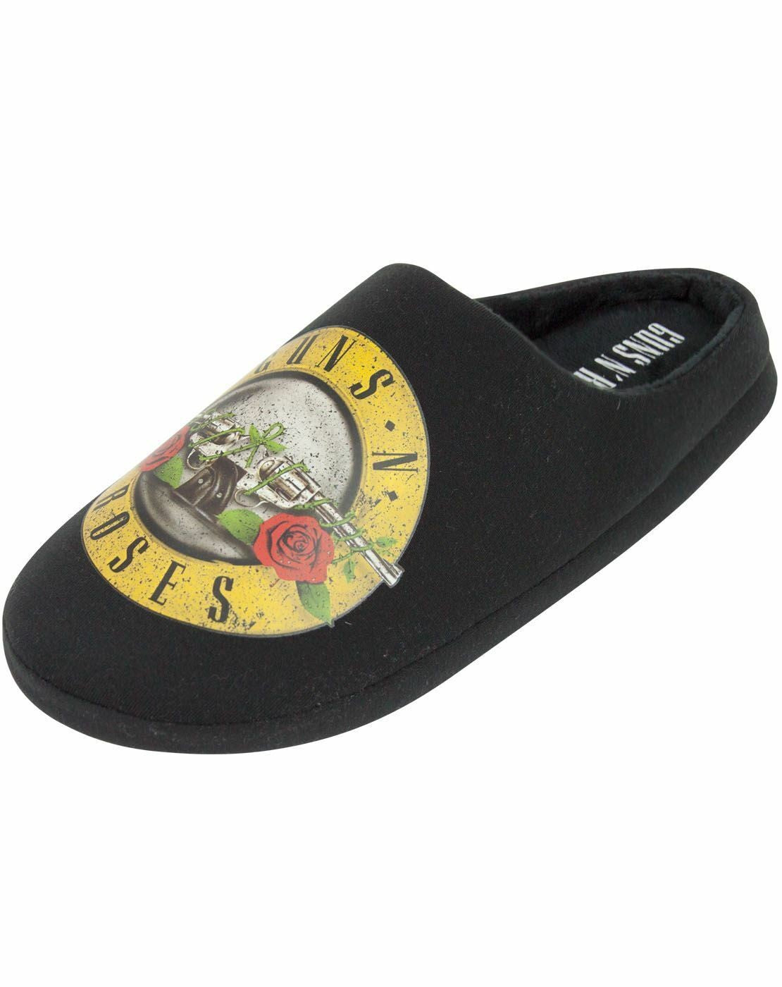 Guns N Roses Mule Slippers | Mens Black | Official Merch