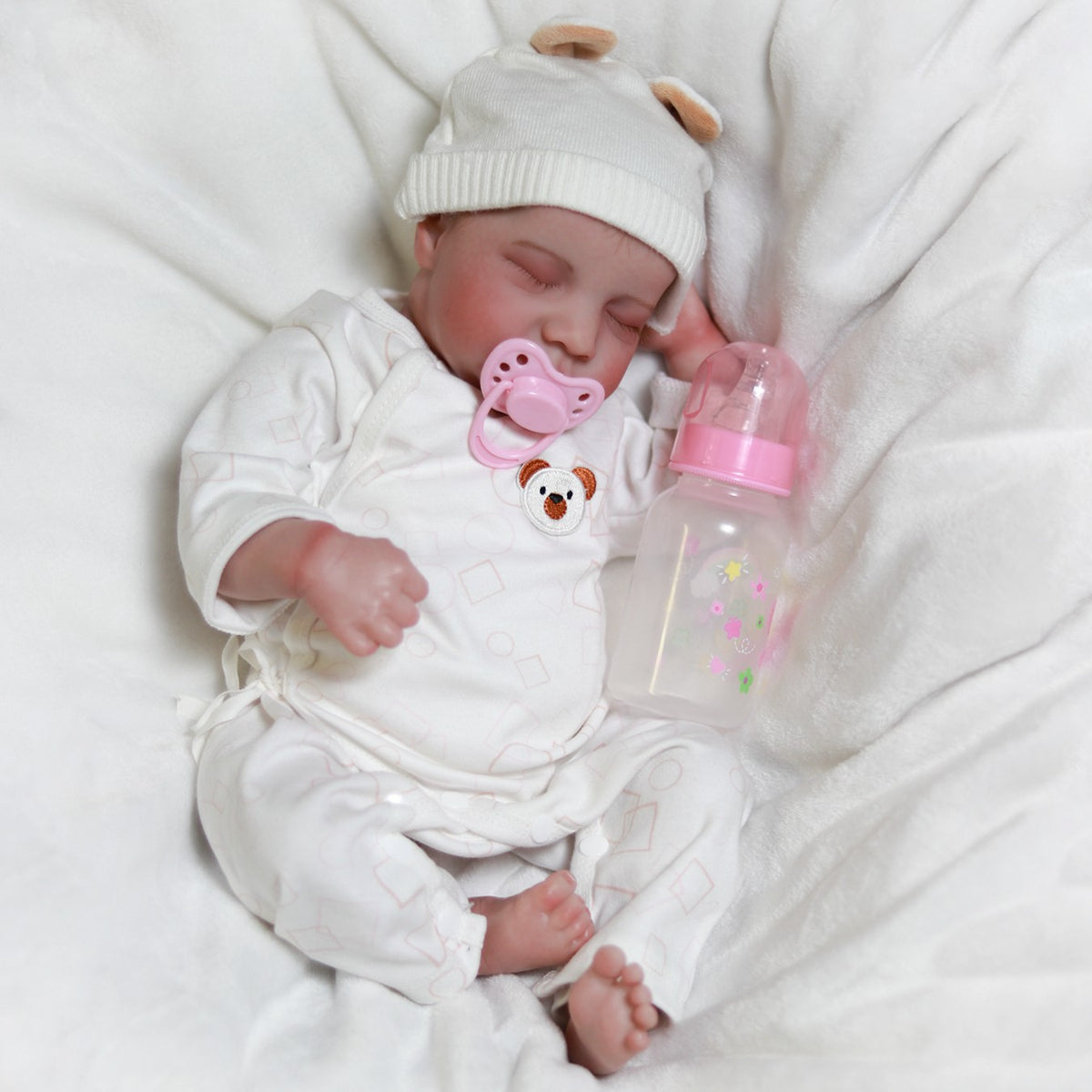 Reborn Baby Twins Vinyl Silicone Realistic Newborn Boy Girl Dolls w/ Accessories