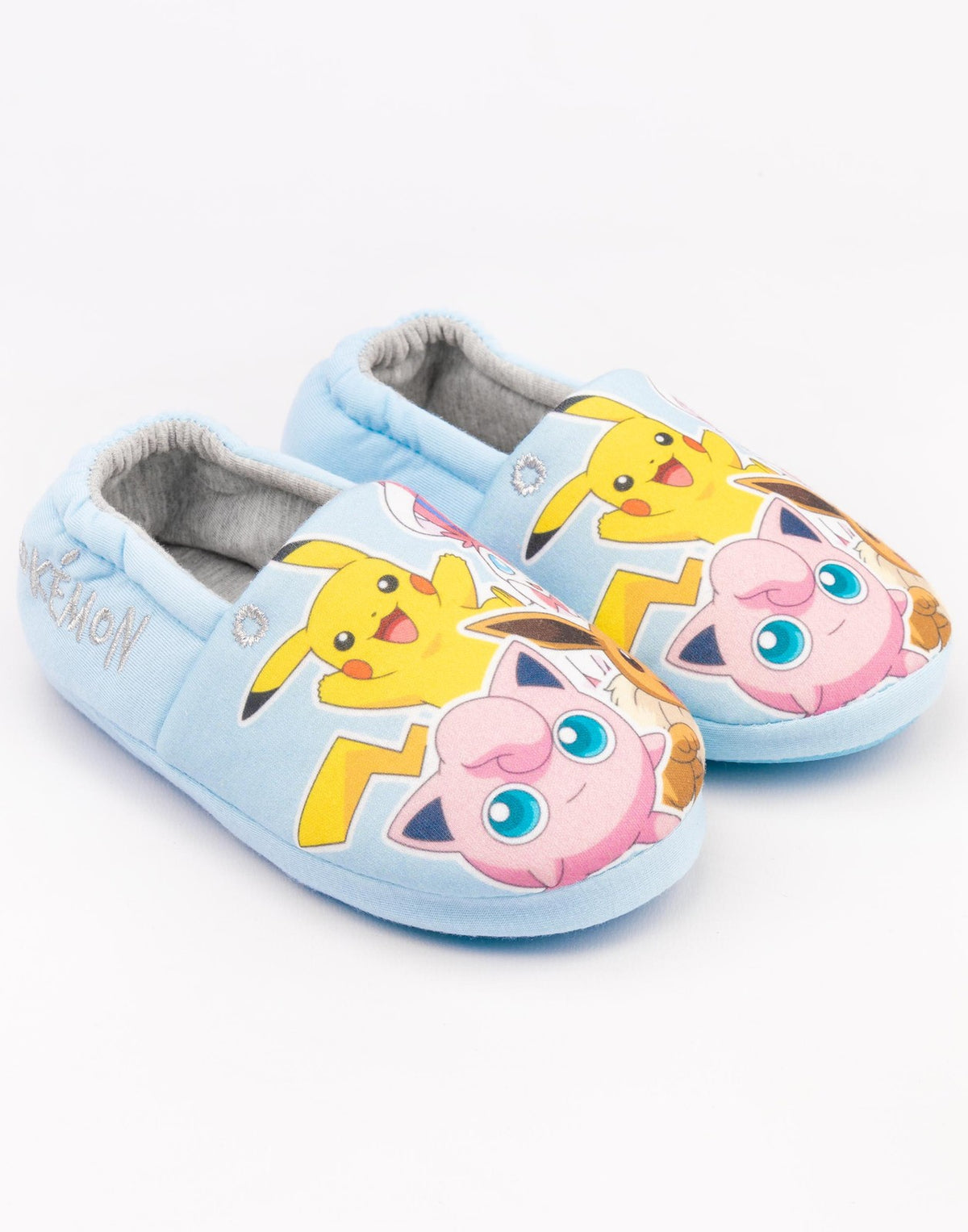 Pokemon Slip On Loafer Slippers | Girls Blue | Official Merch
