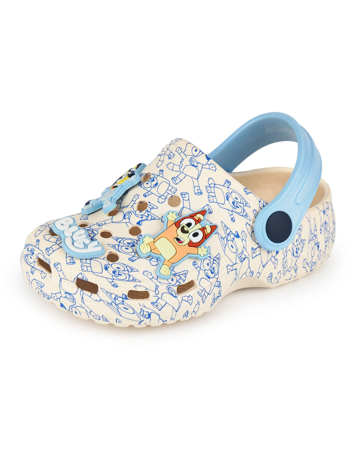 Bluey Clogs | Boys Grey | Official Merch