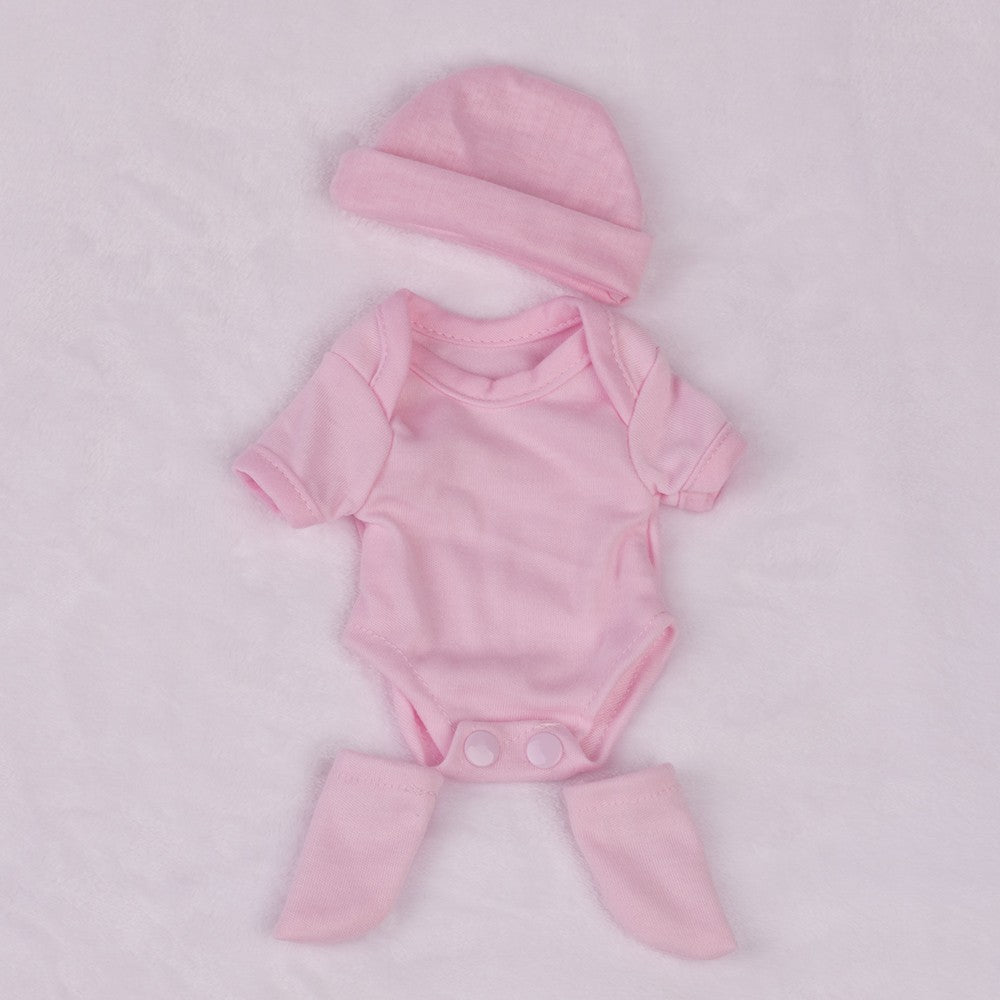 Doll Clothes Outfit Romper for 10"-11" Reborn Baby Dolls Boy/Girl Doll DIY Gifts