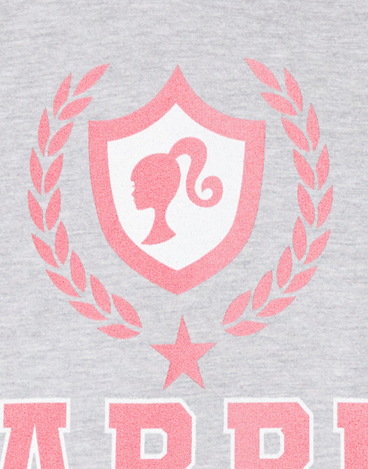 Barbie Hoodie | Womens Grey Marl | Official Merch