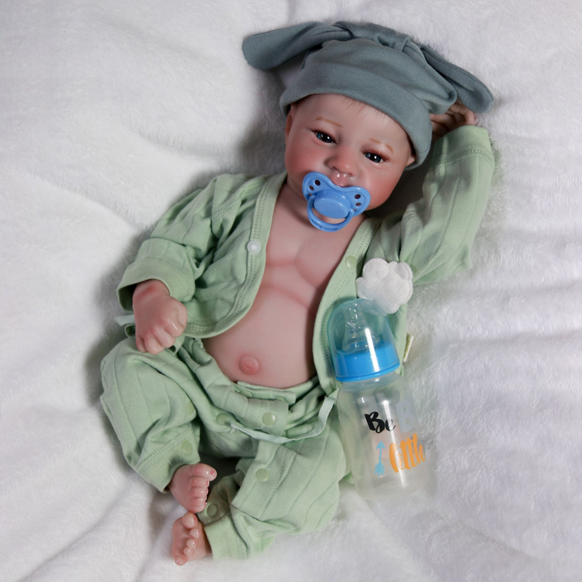 Realistic Reborn Dolls Twins Newborn Baby Boy Vinyl Silicone Lifelike Babies Toy