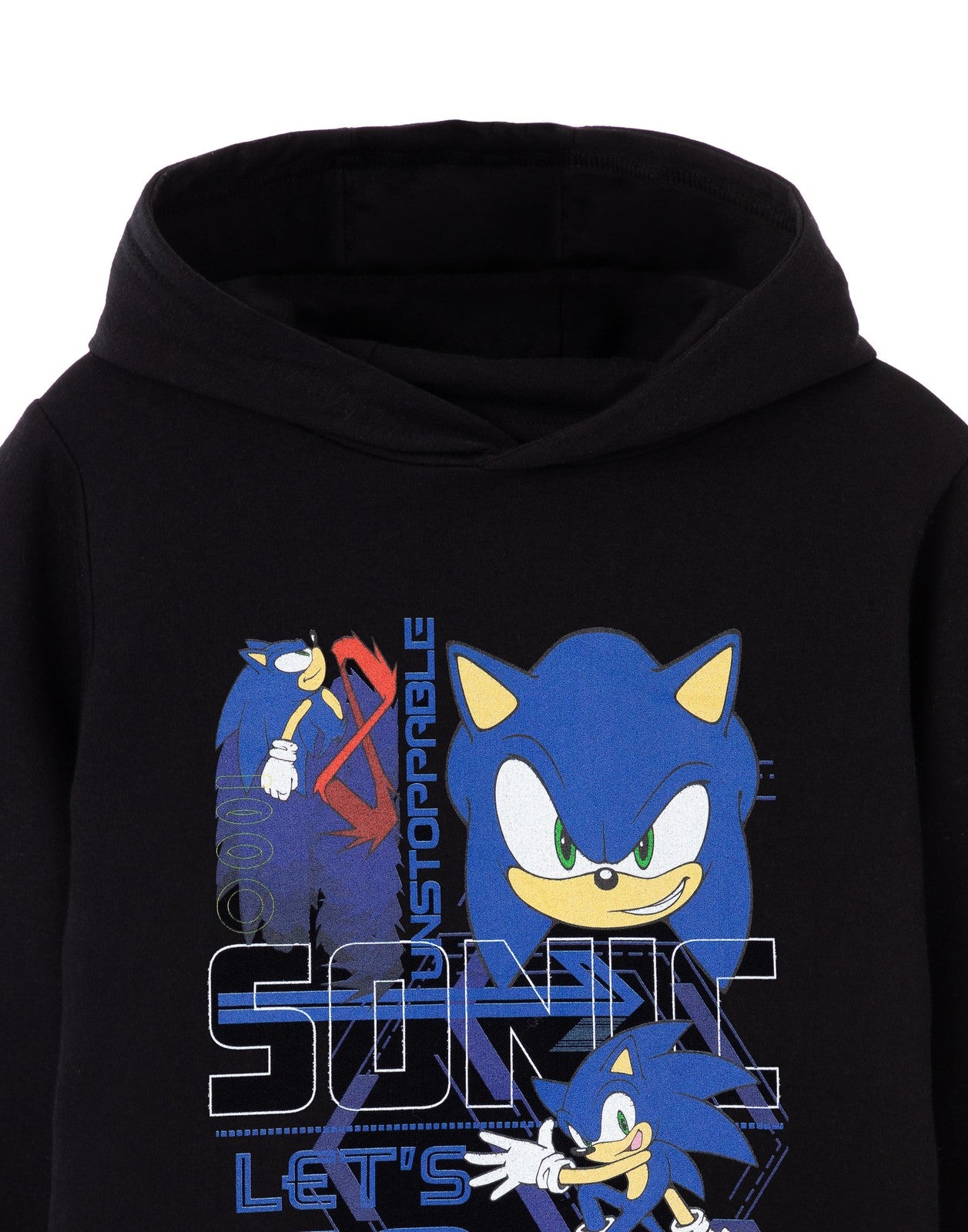 Sonic the Hedgehog Hoodie | Boys Black | Official Merch