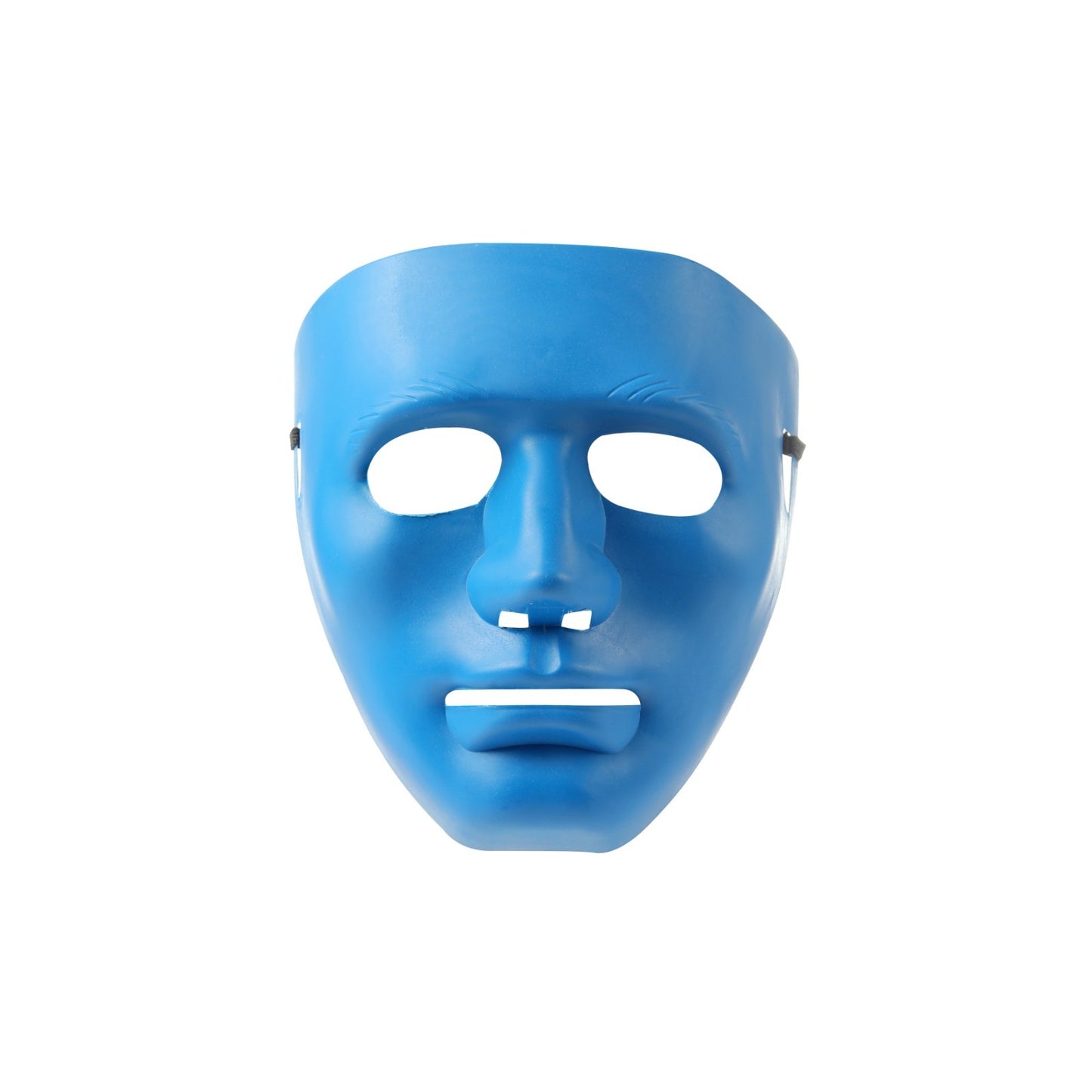 Halloween Mask Plain Blue Costume Adult Outfit Scary Spooky Horror Party
