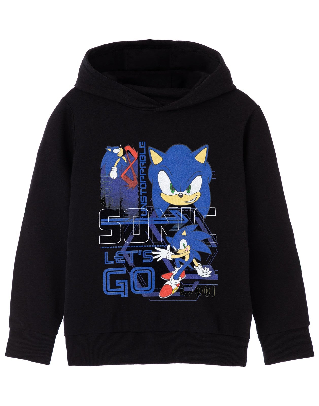 Sonic the Hedgehog Hoodie | Boys Black | Official Merch