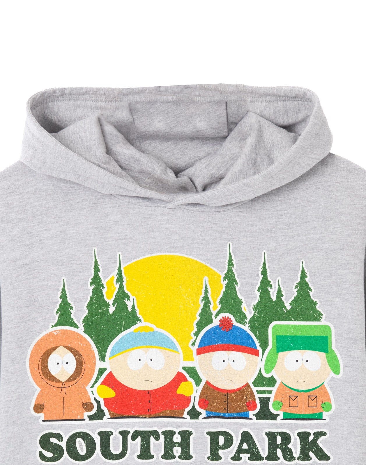 South Park Hoodie | Mens Grey Marl | Official Merch