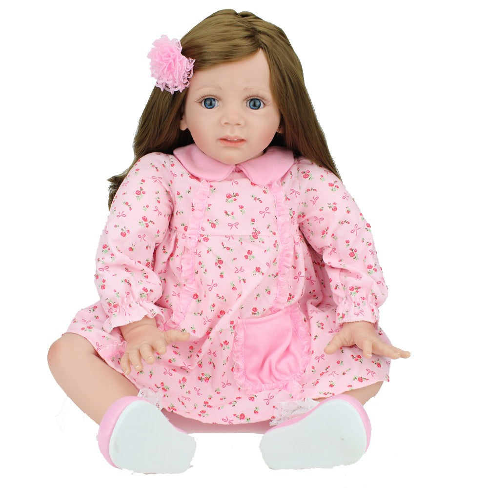 Realistic Reborn Baby Dolls Vinyl Silicone Lifelike Girl Doll Handmade Xmas Gift