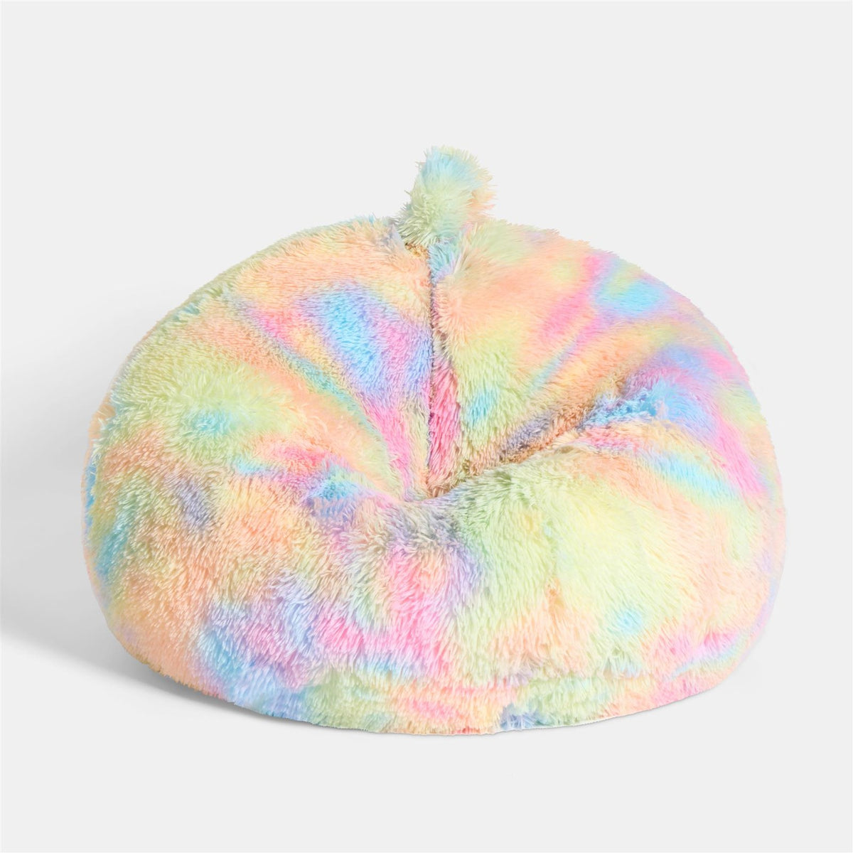 OHS Kids Fluffy Bean Bag Chair Seat Footstool Rest Filled Warm Soft Cushion