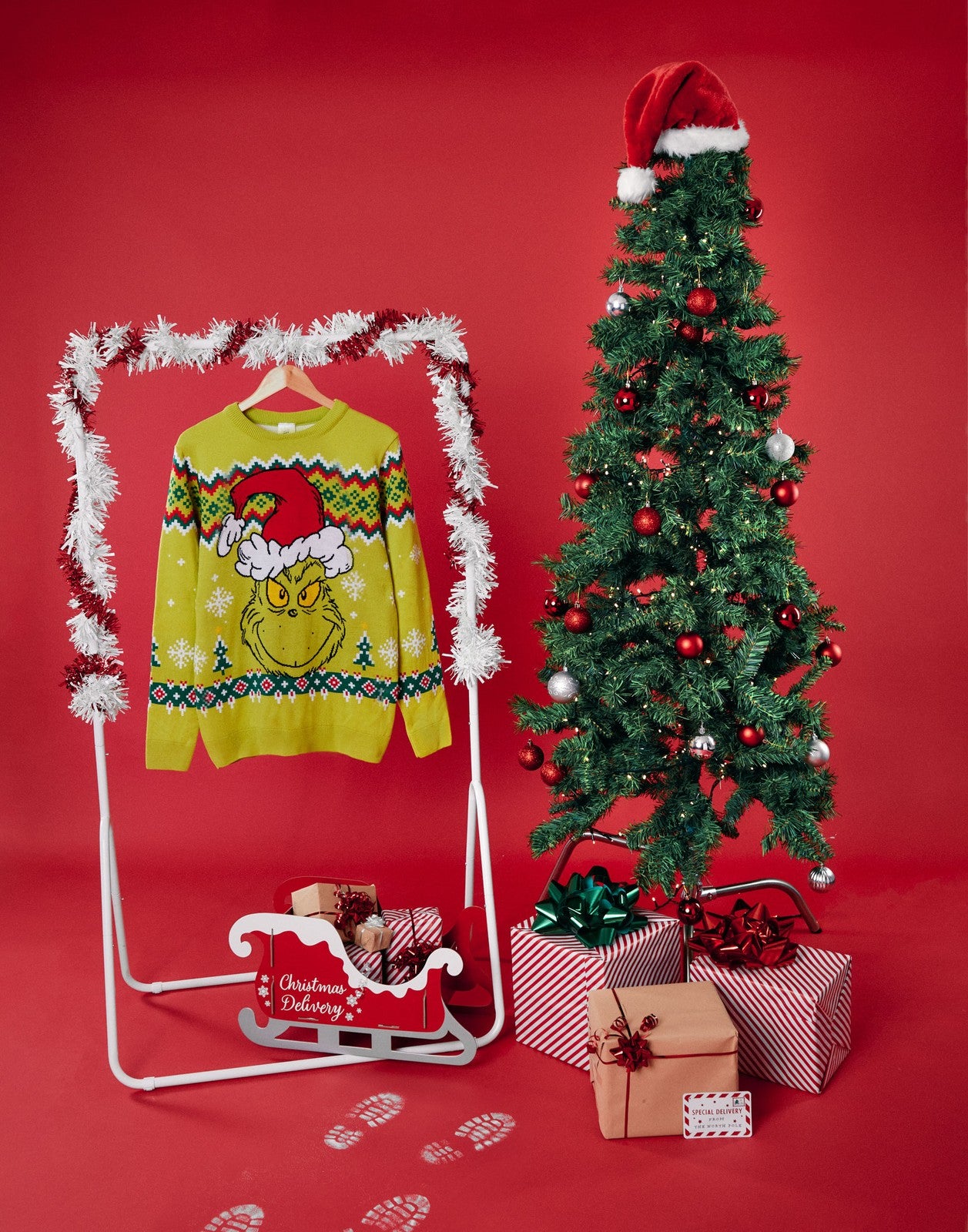 The Grinch Christmas Jumper | Unisex Green | Official Merch