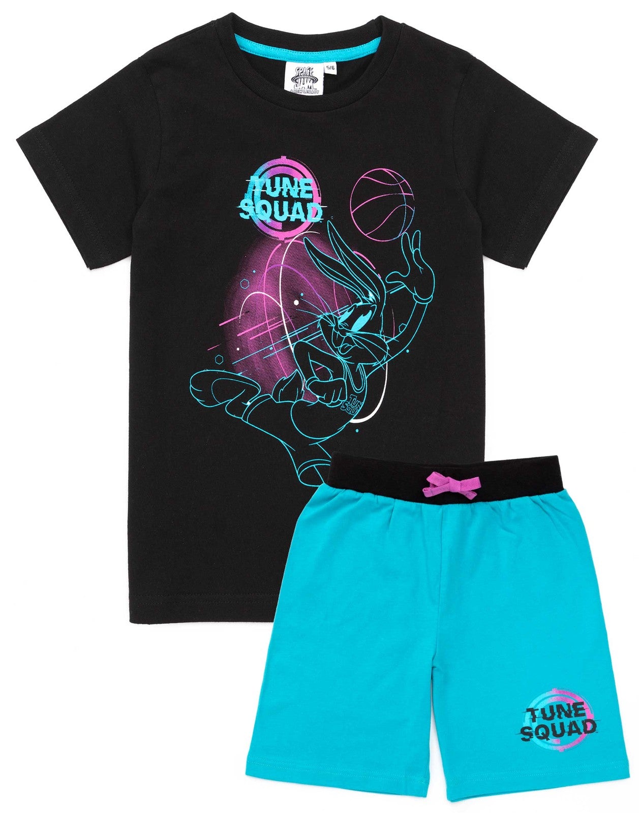 Bing Bunny Short Sleeve Short Leg Pyjama Set | Boys Black | Official Merch