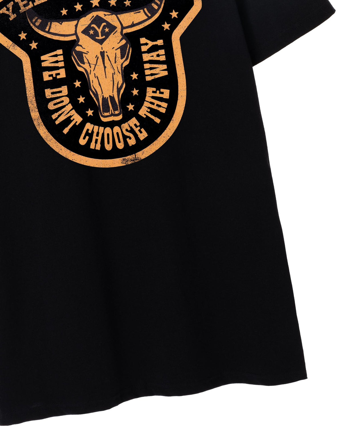 Yellowstone Short Sleeved T-Shirt | Mens Black | Official Merch
