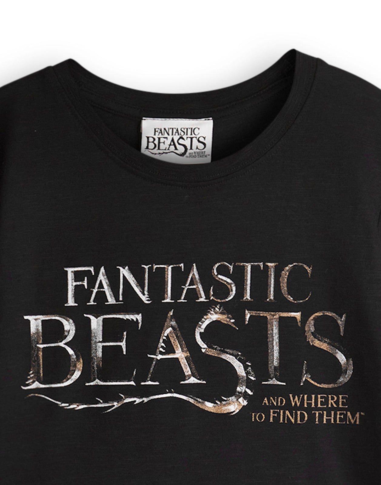 Fantastic Beasts And Where To Find Them Short Sleeved T-Shirt | Boys Black | Off
