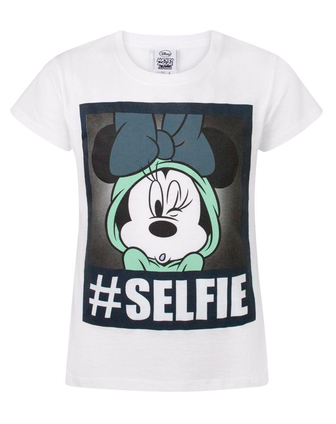 Disney Short Sleeved T-Shirt | Girls White | Official Merch