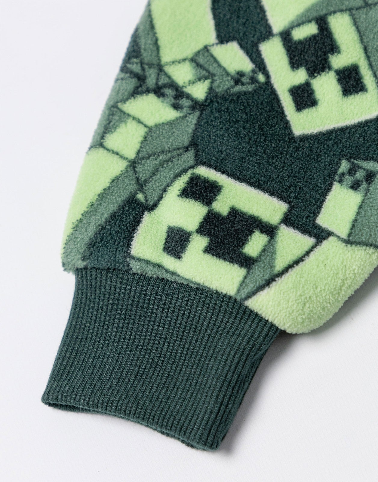 Minecraft Blanket Hoodie | Boys Green Gaming | Official Merch