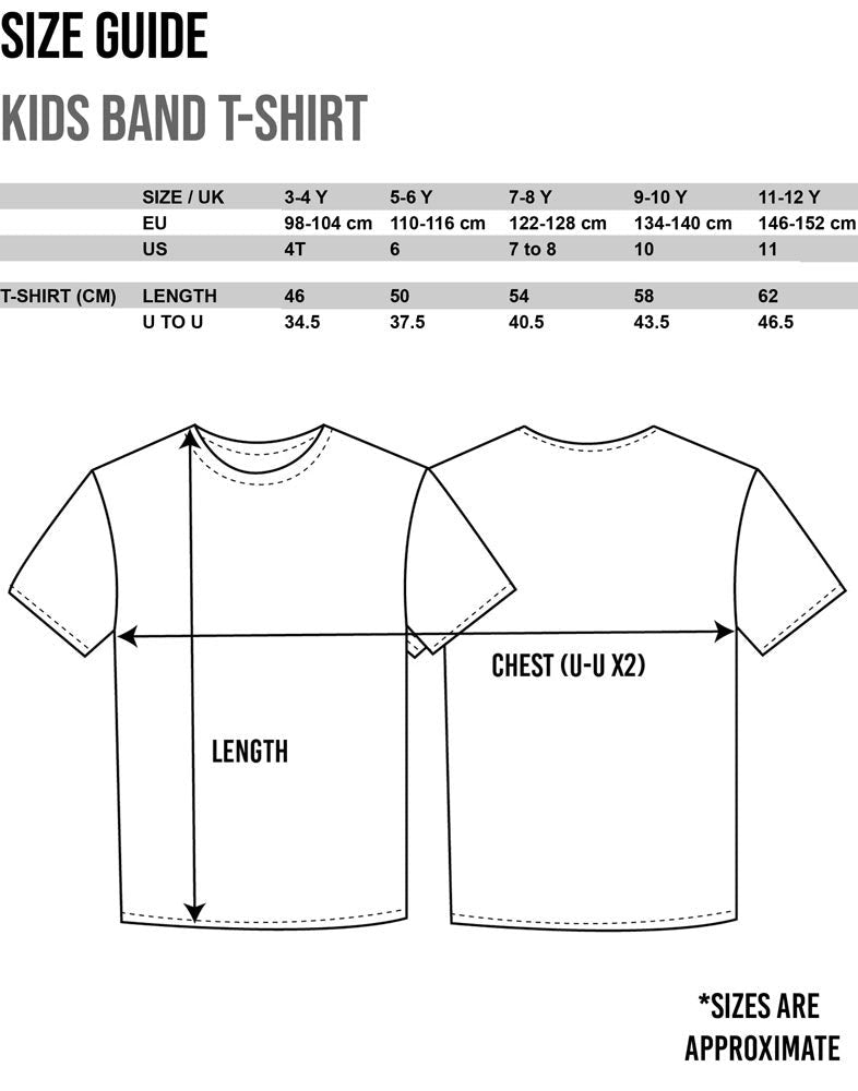 David Bowie Short Sleeved T-Shirt | Unisex Kids White | Official Merch