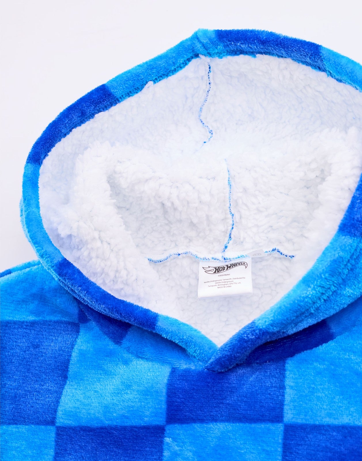 Hot Wheels Blanket Hoodie | Boys Blue | Official Merch