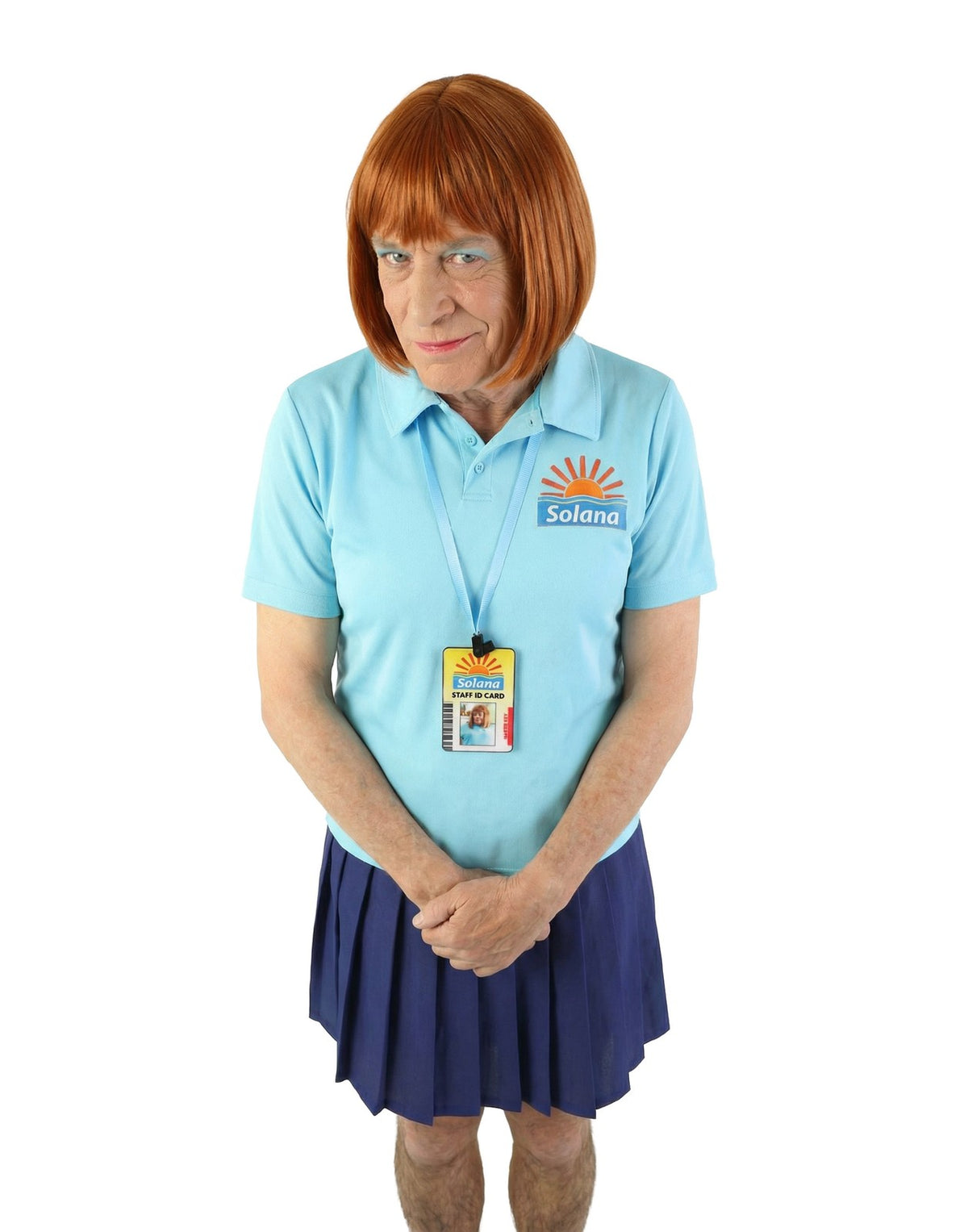 Benidorm 4 Piece Costume | Mens Blue | Official Merch