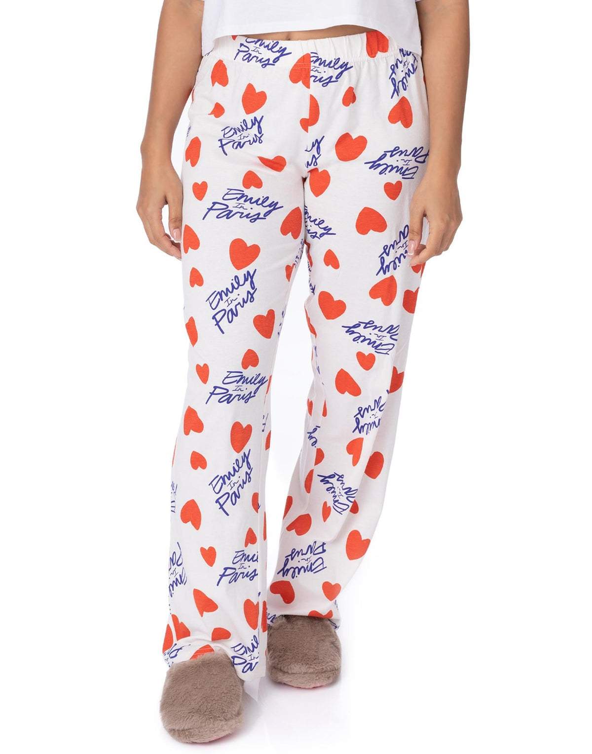 Emily In Paris Short Sleeve Long Leg Pyjama Set | Womens Multicoloured | Officia
