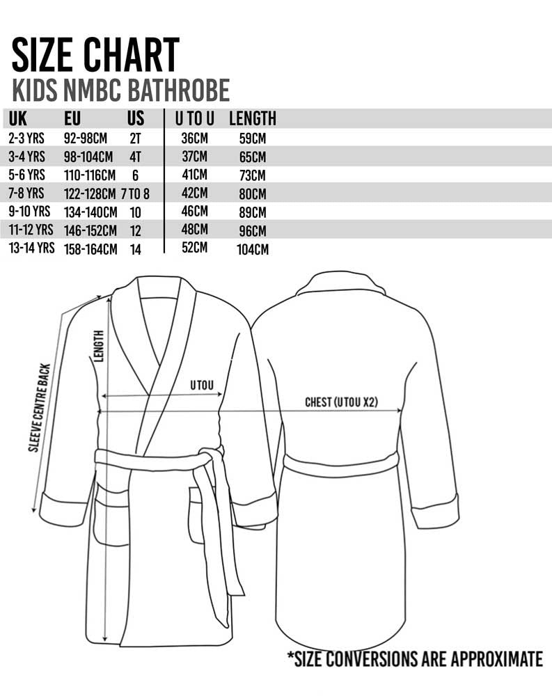 Disney Bathrobe | Unisex Kids Black | Official Merch