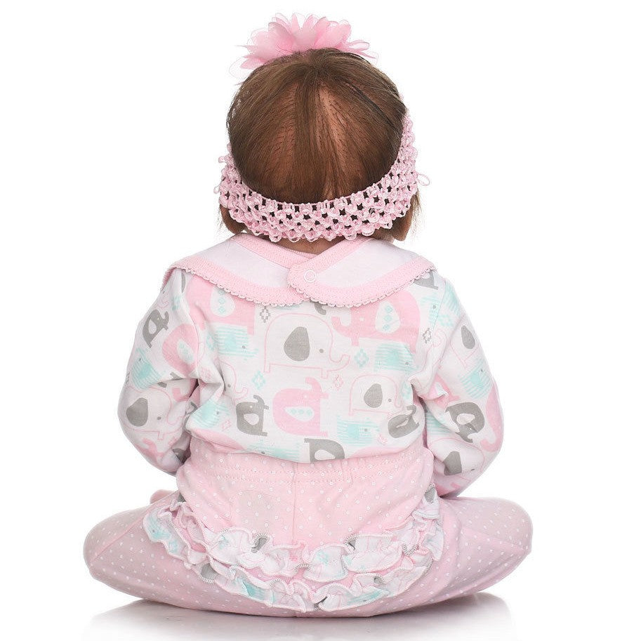 22" Lifelike Reborn Dolls Waterproof Baby Doll Full Body Silicone Vinyl Boy/Girl