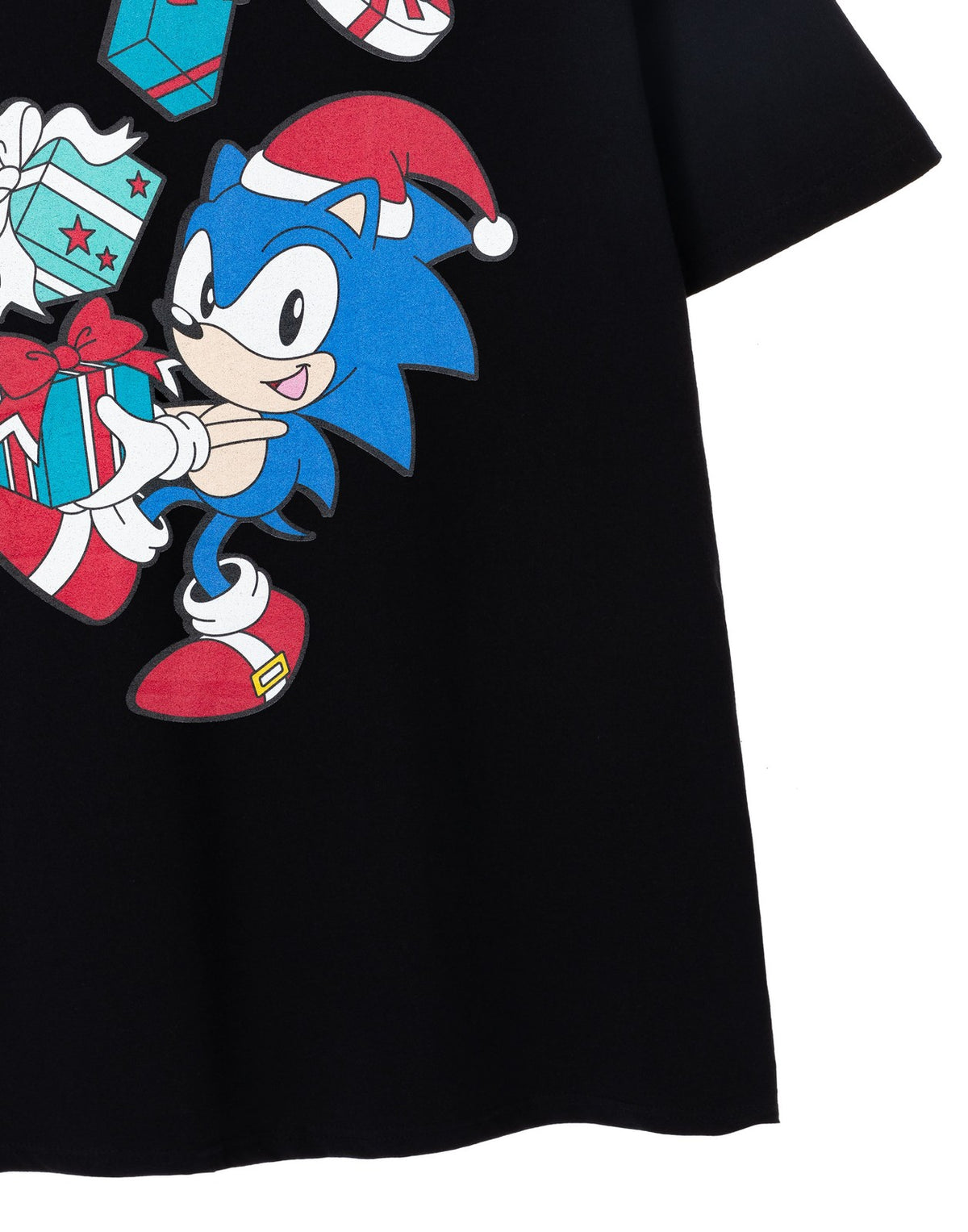 Sonic the Hedgehog Short Sleeved T-Shirt | Mens Black | Official Merch