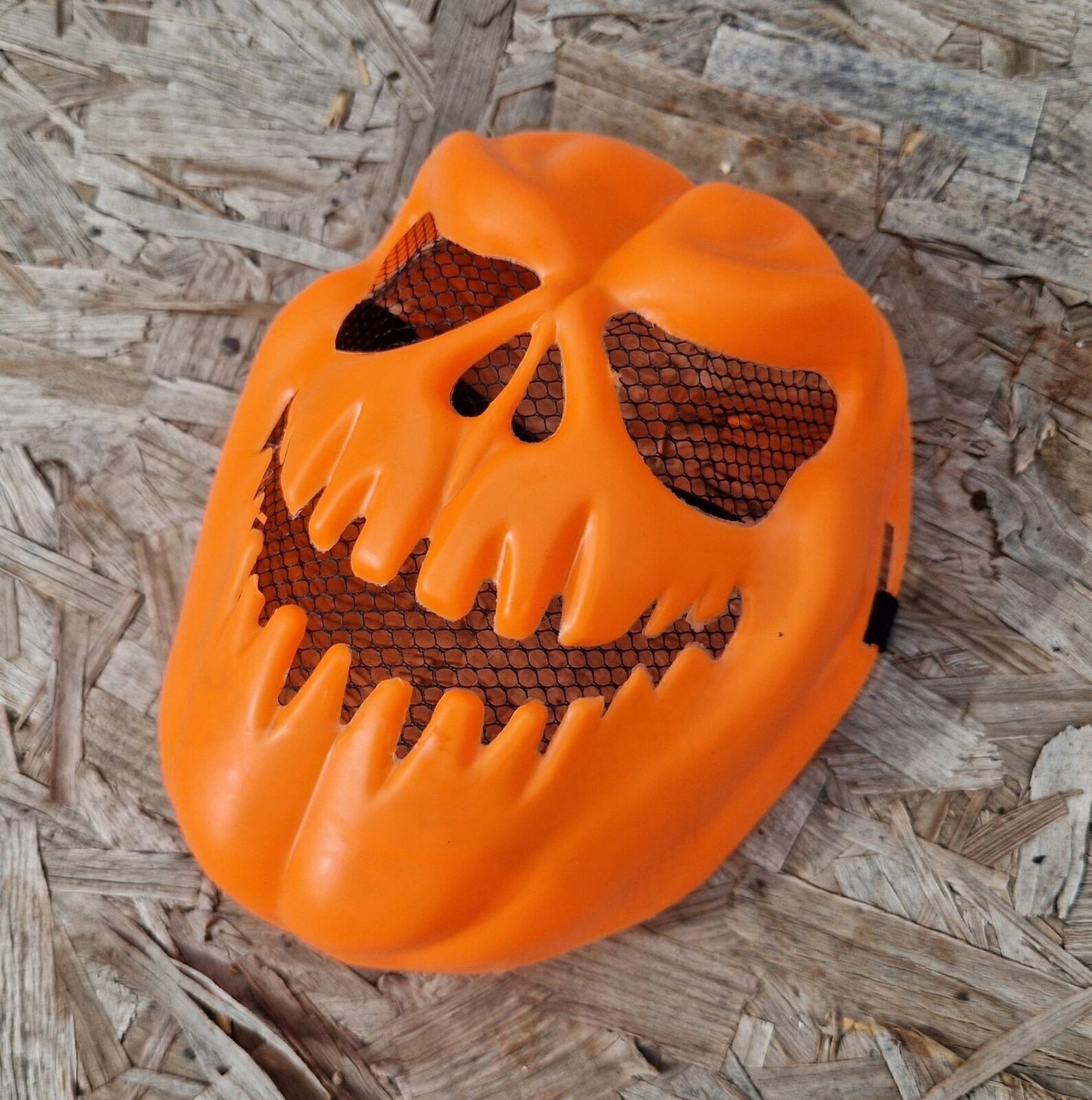 Halloween Mask Pumpkin Head Costume Adult Outfit Scary Spooky Horror