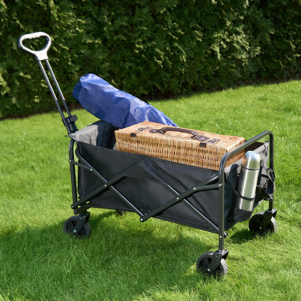 Trolley Cart Outdoor Garden Foldable Camping Wagon Truck Fishing Storage