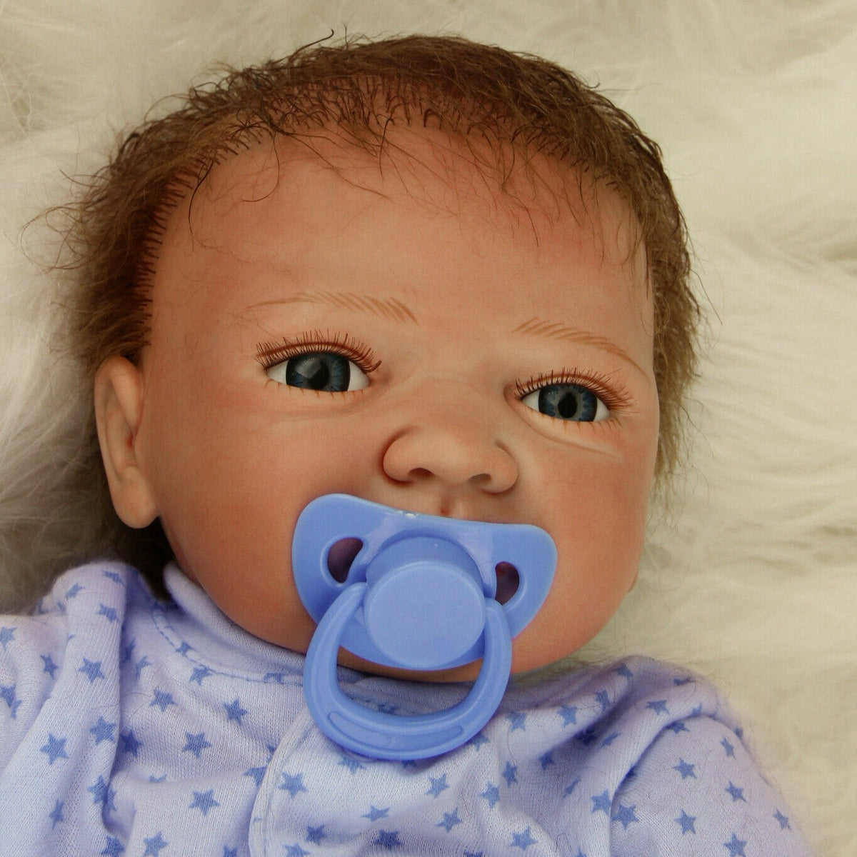 Lifelike Reborn Baby Doll Newborn Boy Vinyl Silicone Handmade Real Life Dolls