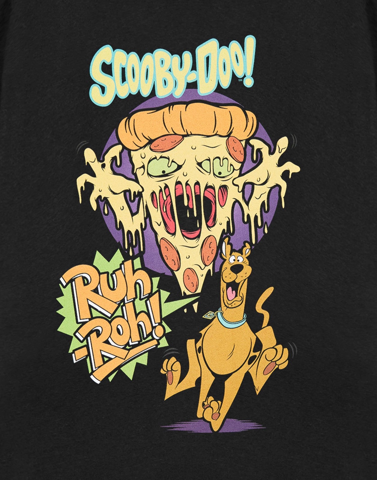 Scooby Doo Short Sleeved T-Shirt | Unisex Black | Official Merch