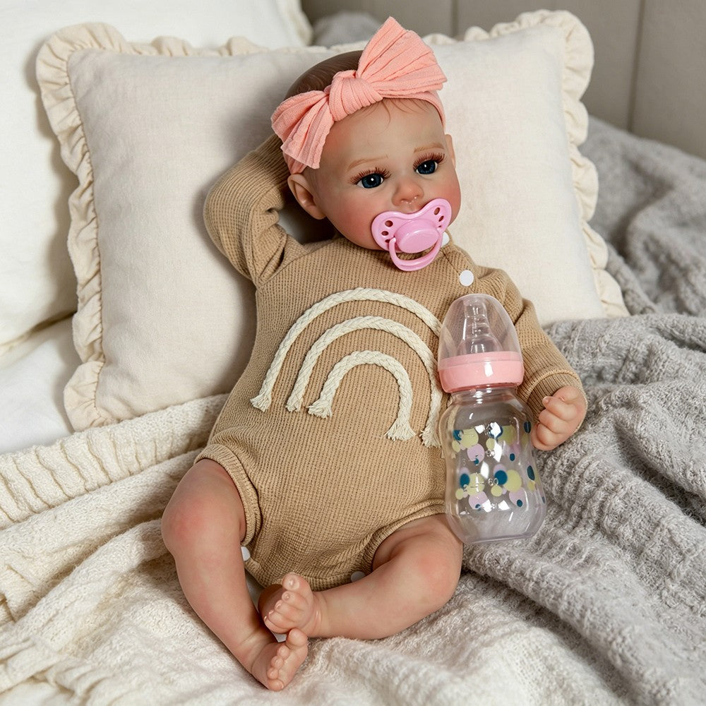 New Lifelike Reborn Baby Dolls Girl Handmade Newborn Doll Realistic Twins Gift