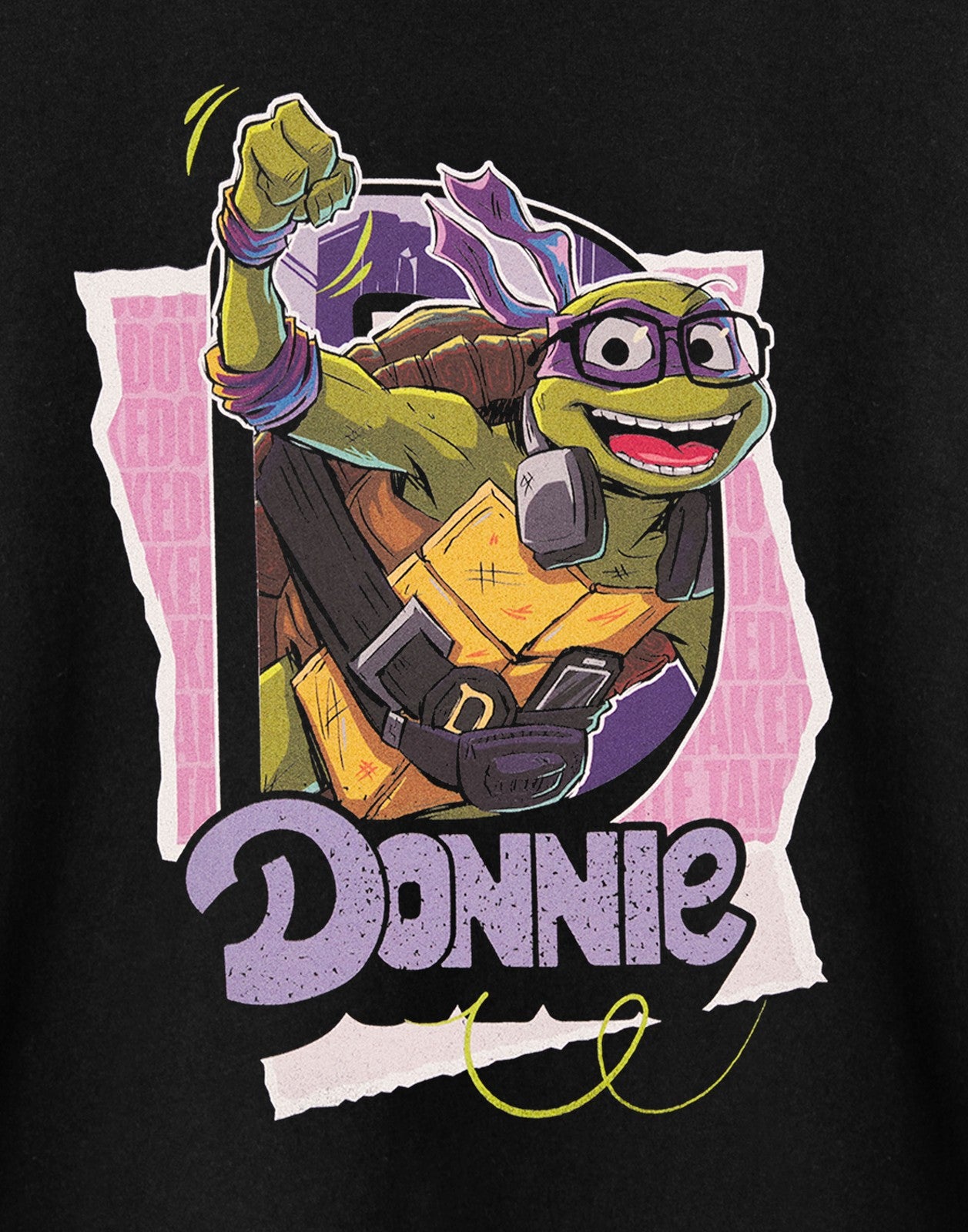Teenage Mutant Ninja Turtles Short Sleeved T-Shirt | Boys Black | Official Merch