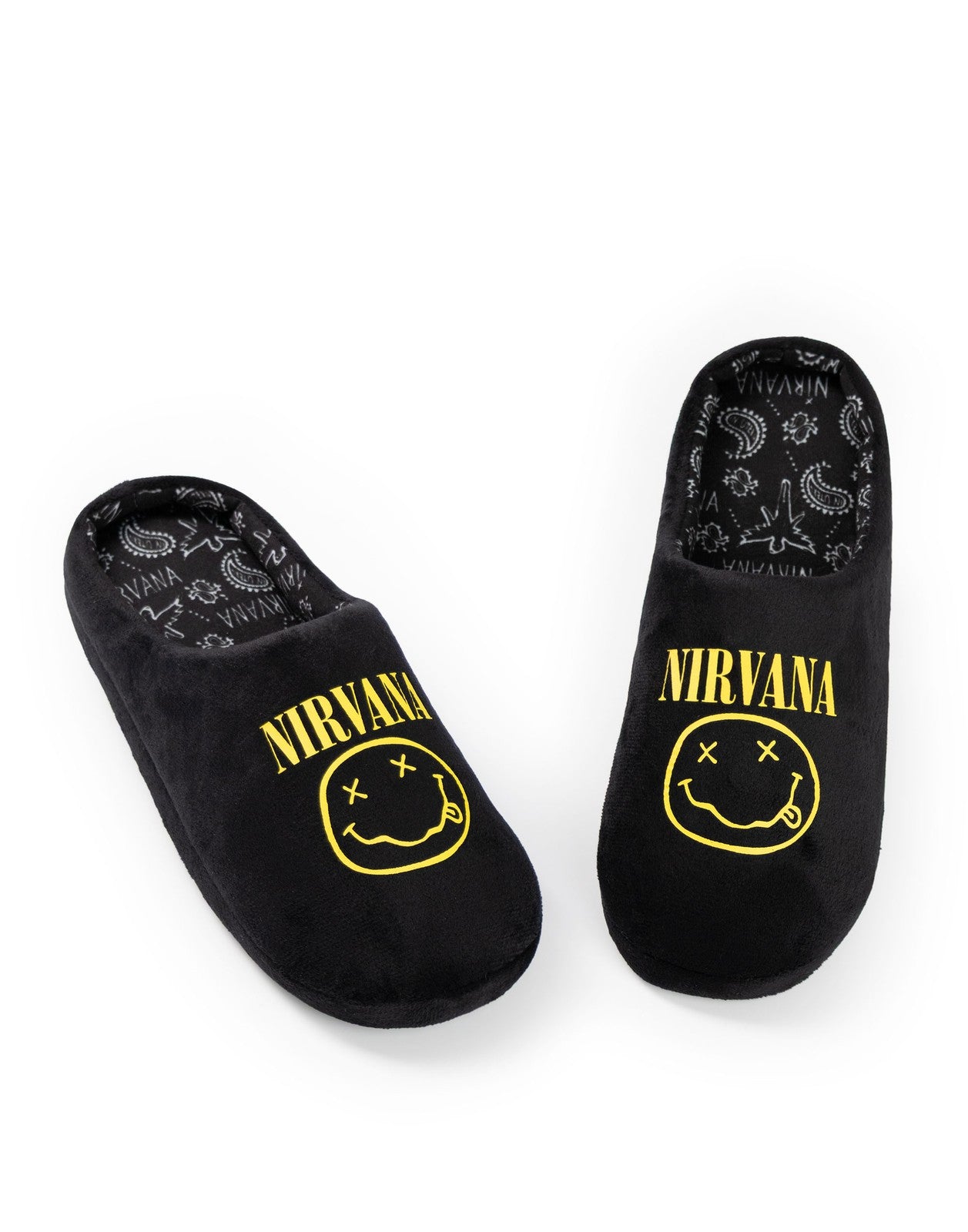 Nirvana Mule Slippers | Unisex Black | Official Merch