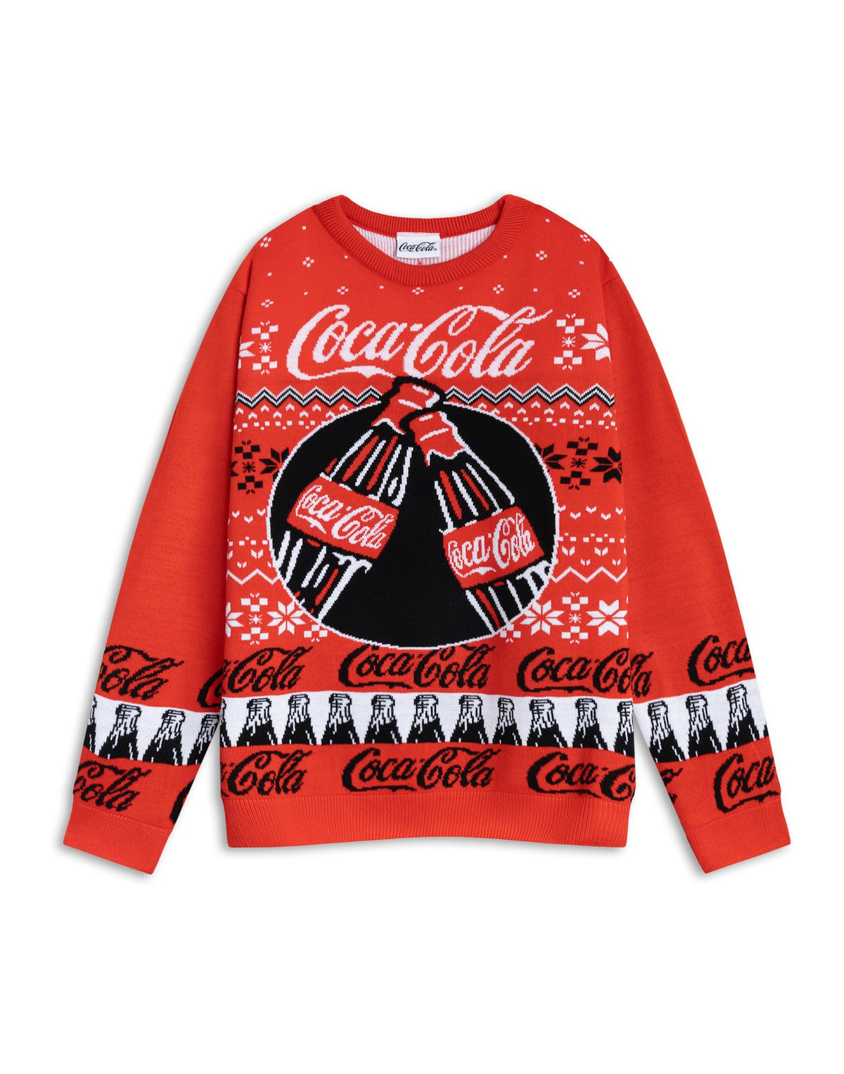 Coca Cola Christmas Jumper | Mens Red | Official Merch
