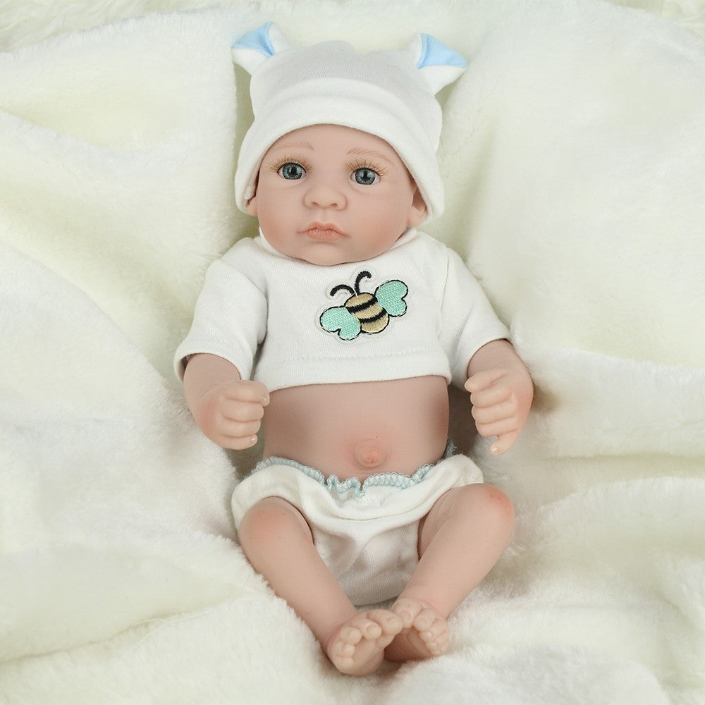 Lifelike Reborn Newborn Baby Dolls Preemie Boy Full Body Vinyl Silicone Doll Toy