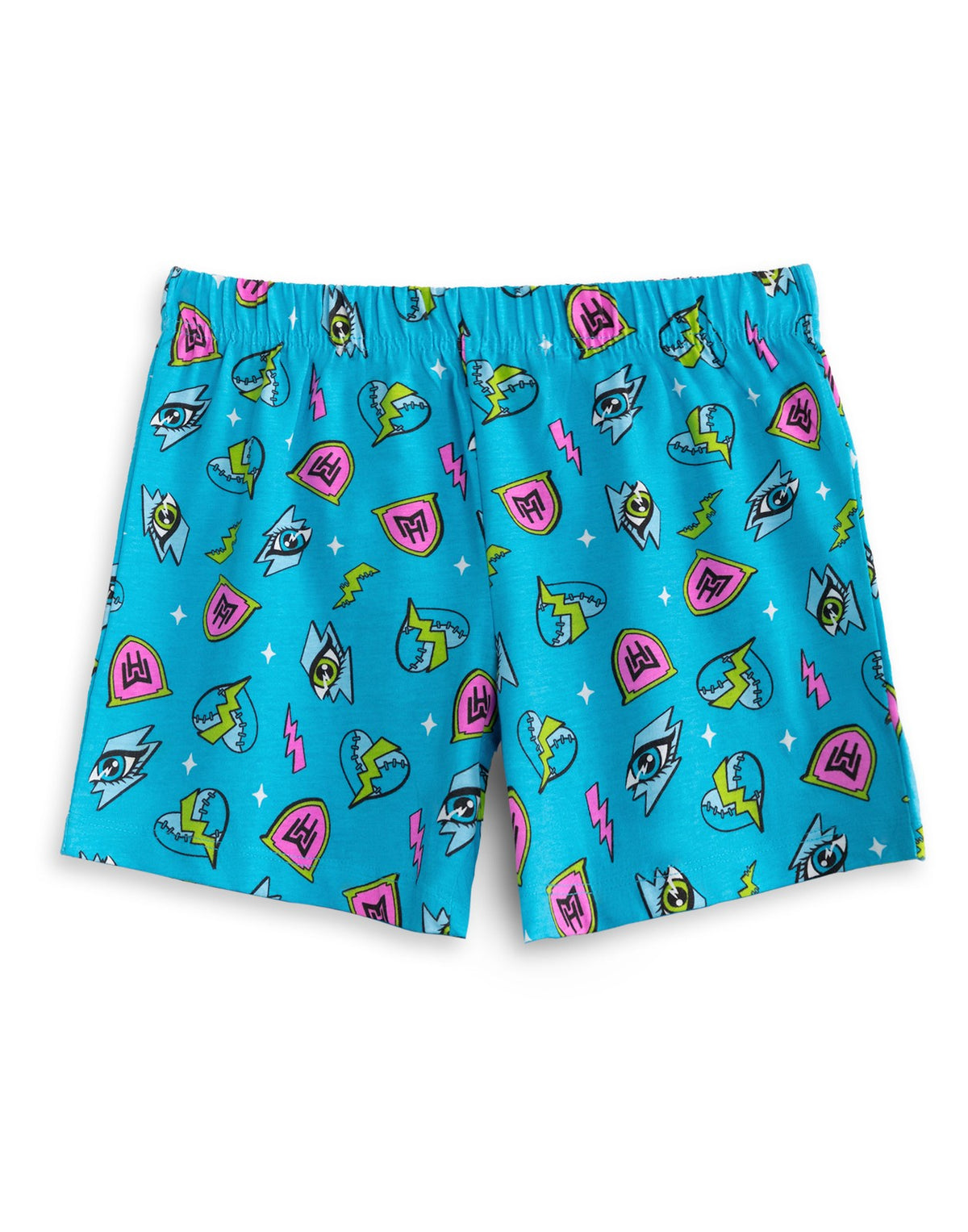 Monster High Multi-Pack of 2 Short Sleeve Short Leg Pyjama Set | Girls Multicolo