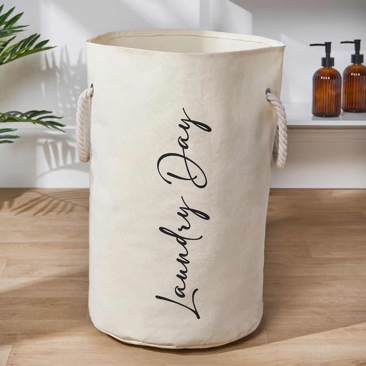 OHS Slogan Laundry Bag Foldable Hamper Basket Washing Bin Clothes Storage