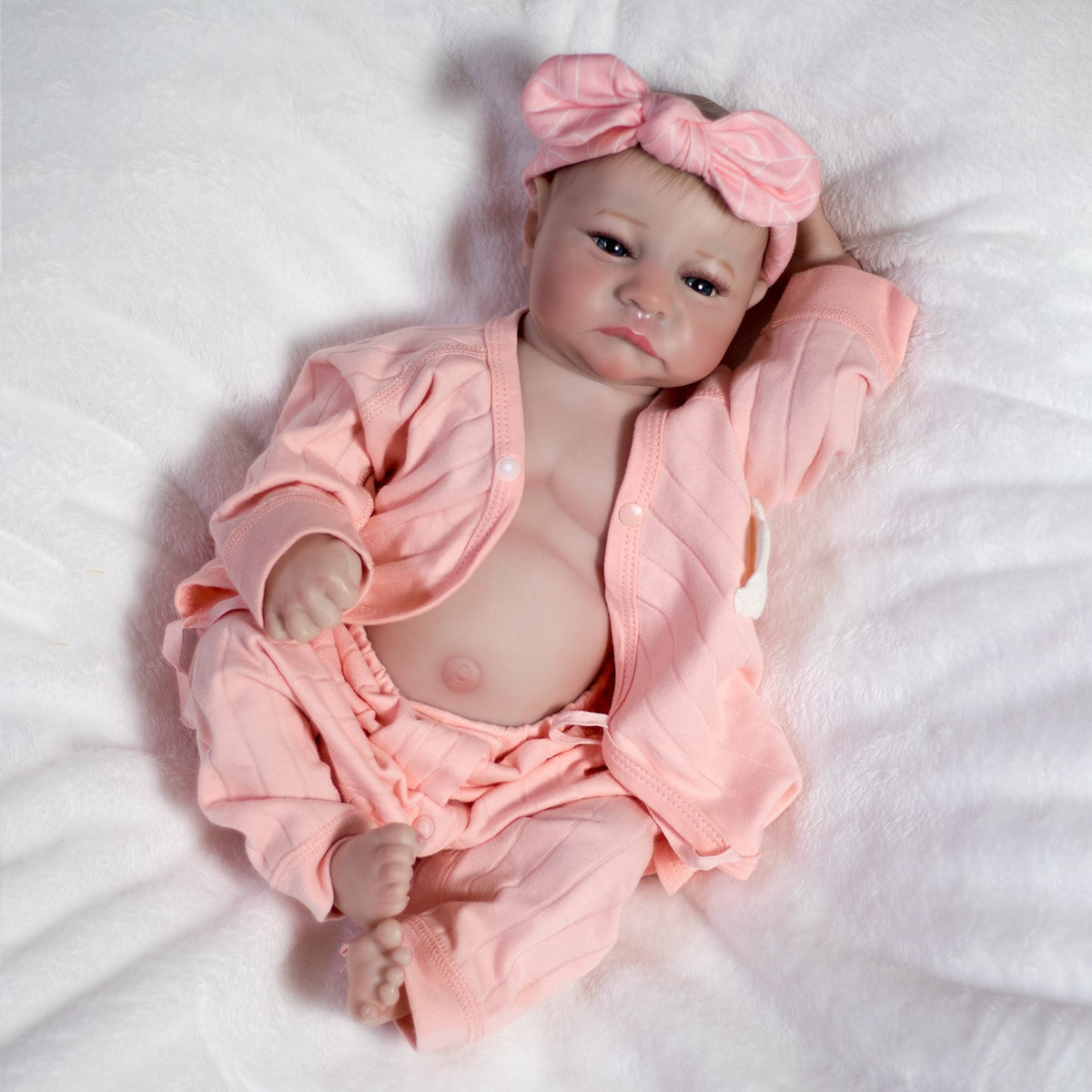 18" Realistic Reborn Baby Dolls Waterproof Newborn Girl Boy Twins Lifelike Gifts
