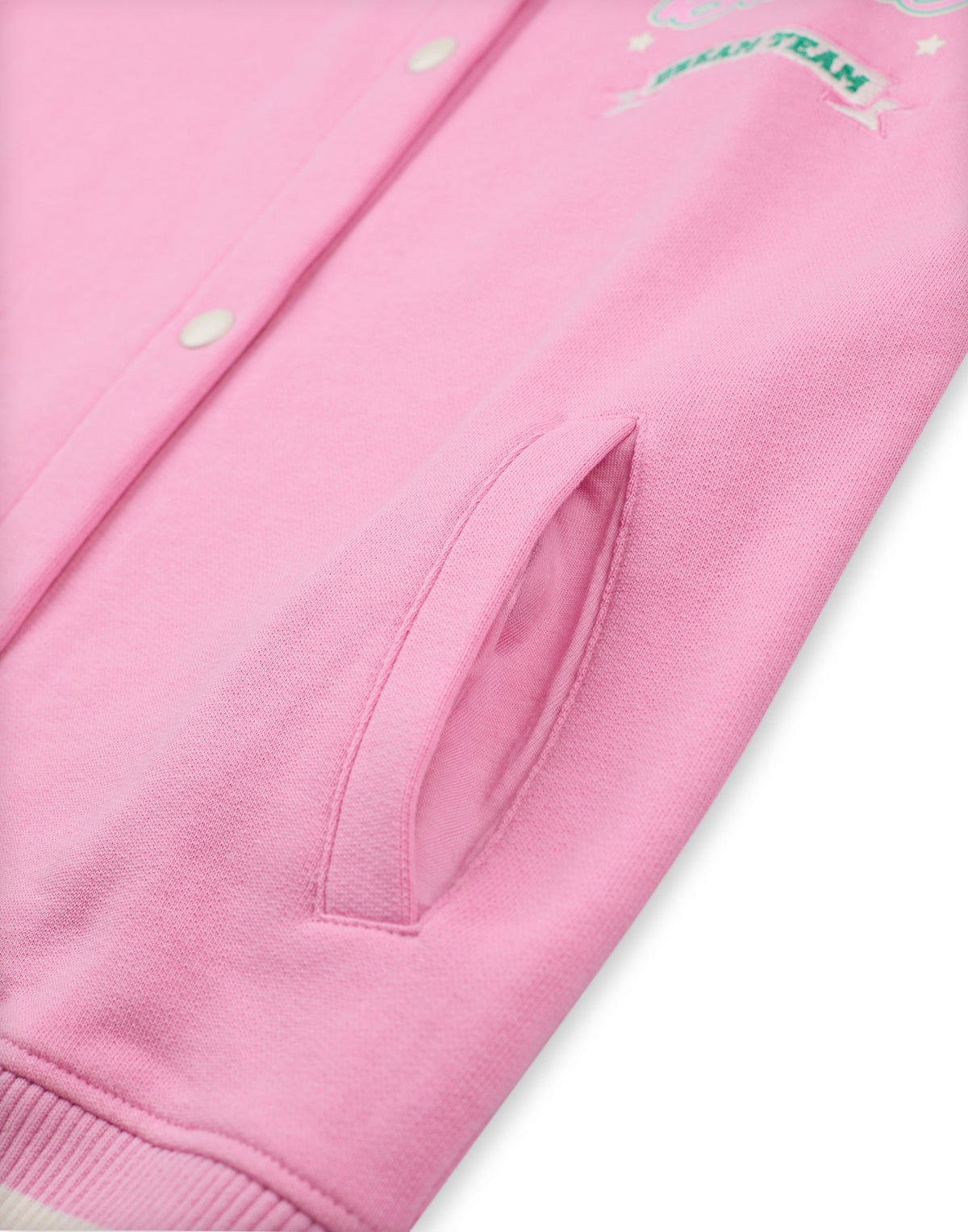 Barbie Varsity Jacket | Girls Pink | Official Merch