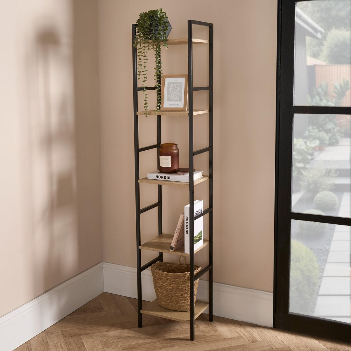 OHS Shelving Unit 3/4/5 Storage Organiser Modern Wire Home Decor Office