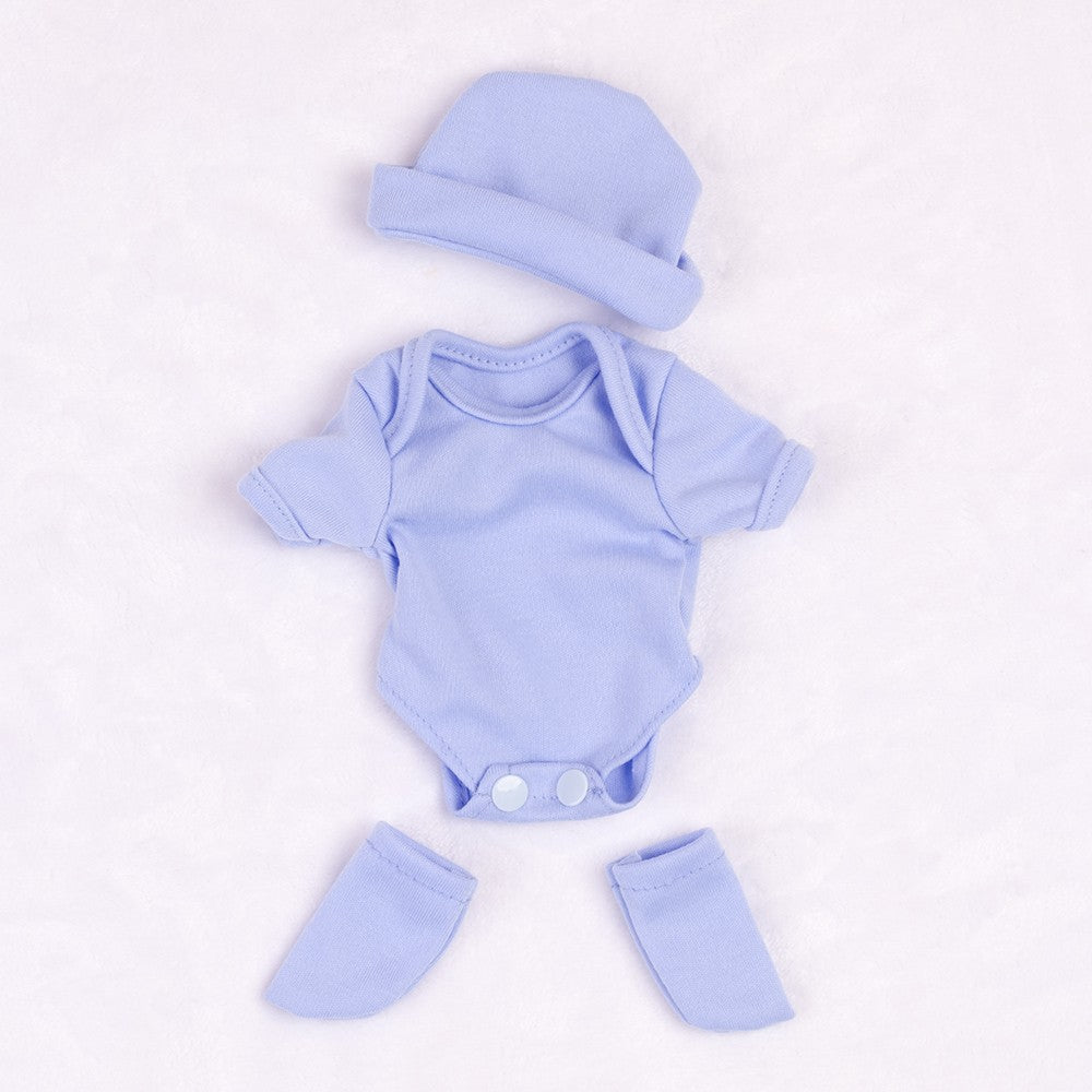 Doll Clothes Outfit Romper for 10"-11" Reborn Baby Dolls Boy/Girl Doll DIY Gifts