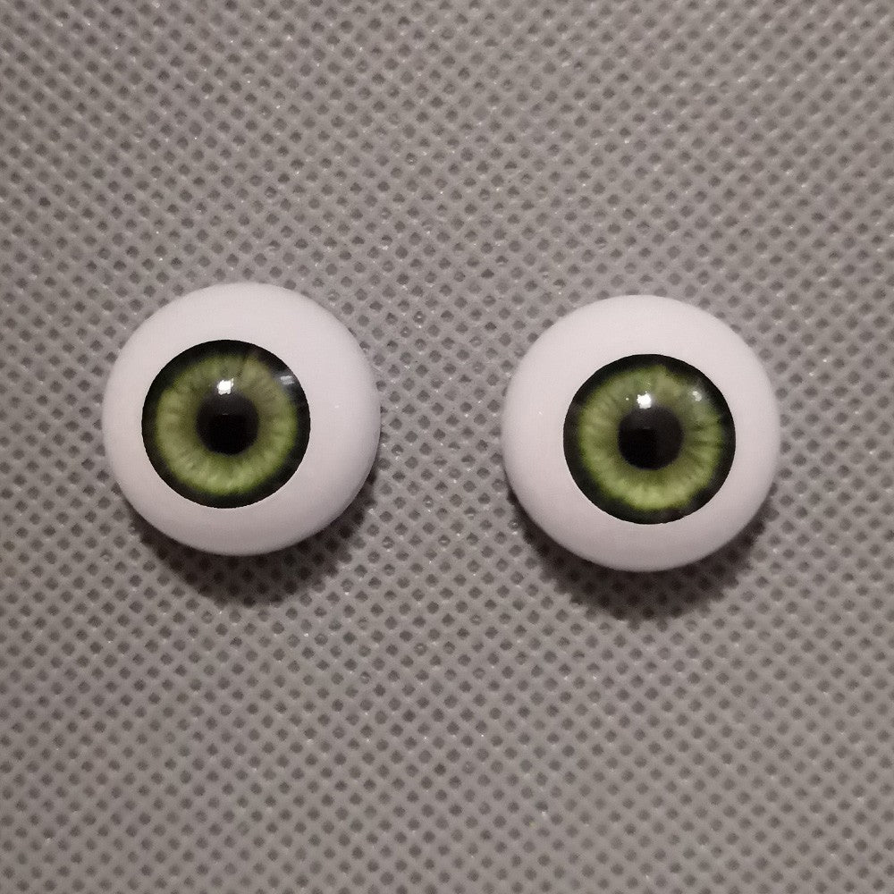 10 Pairs Half Round Acrylic Eyes Eyeballs for Reborn Baby Dolls Kit DIY Repair