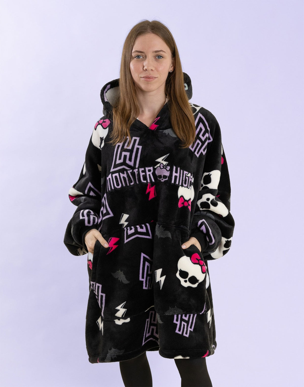 Monster High Blanket Hoodie | Womens Multicoloured | Official Merch