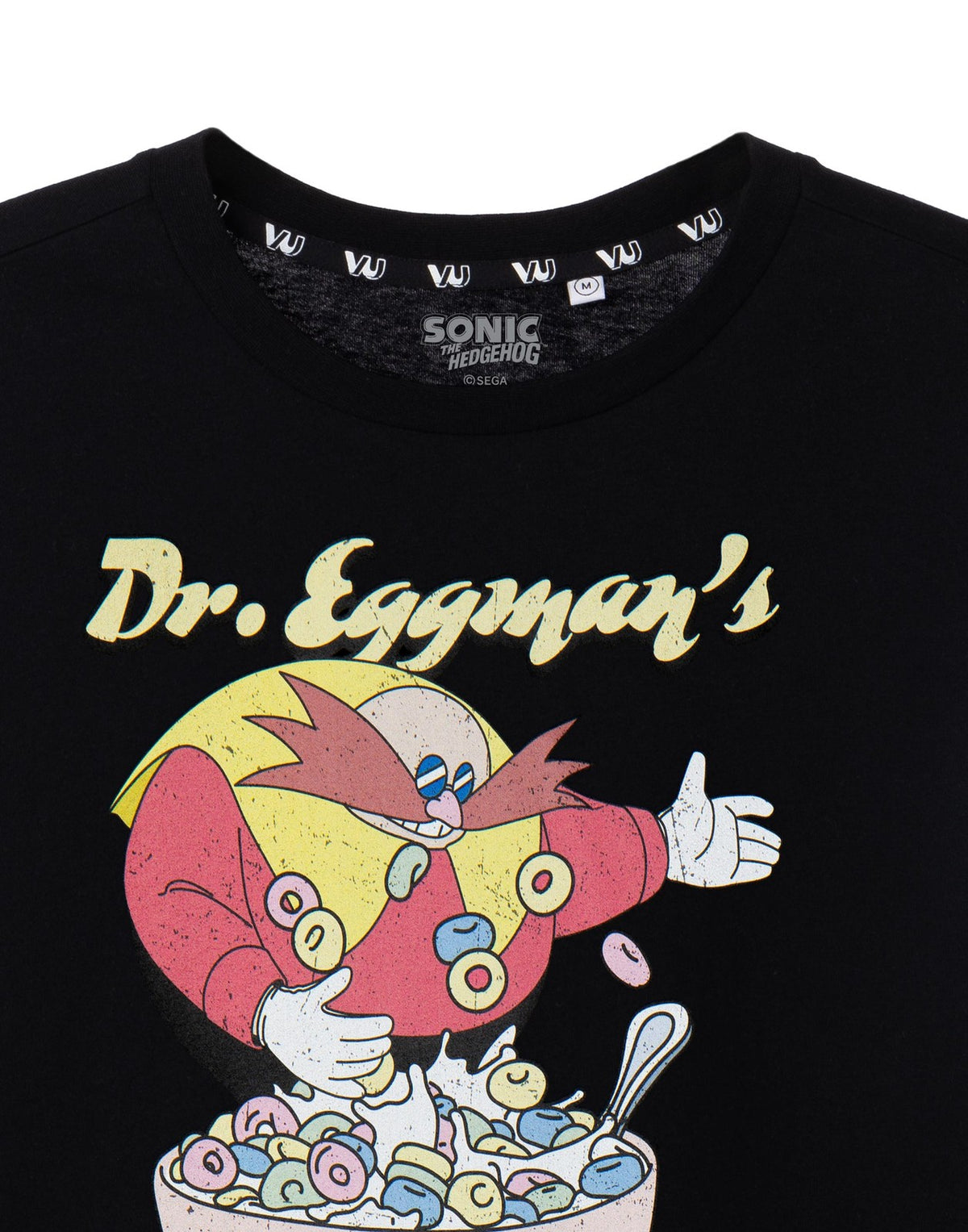 Sonic the Hedgehog Short Sleeved T-Shirt | Mens Black | Official Merch