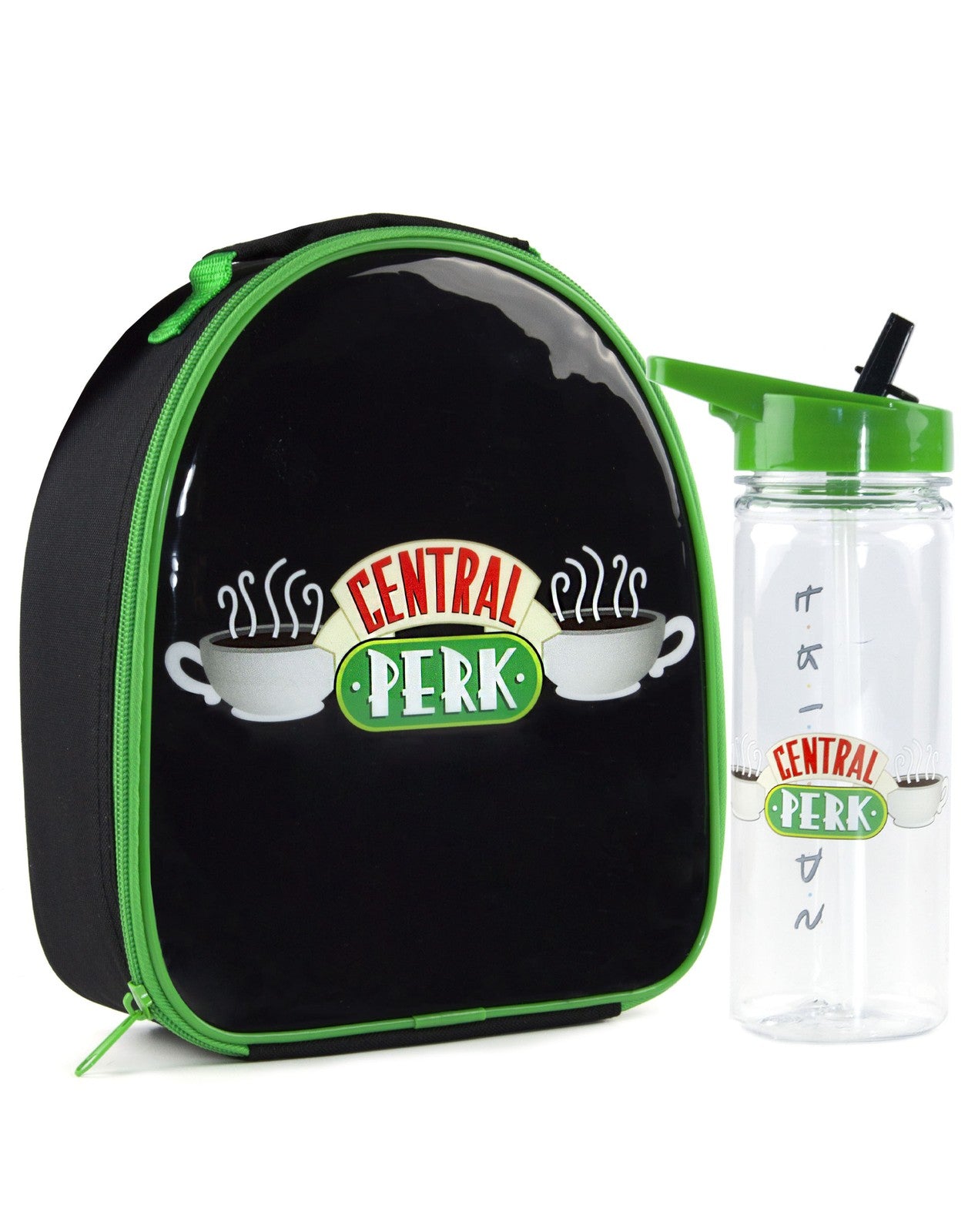 Friends Lunch Bag and Bottle Set | Unisex Kids Black | Official Merch