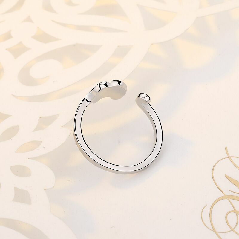 Women Girls Cute Elephant Adjustable Ring 925 Sterling Silver Jewellery Gift UK