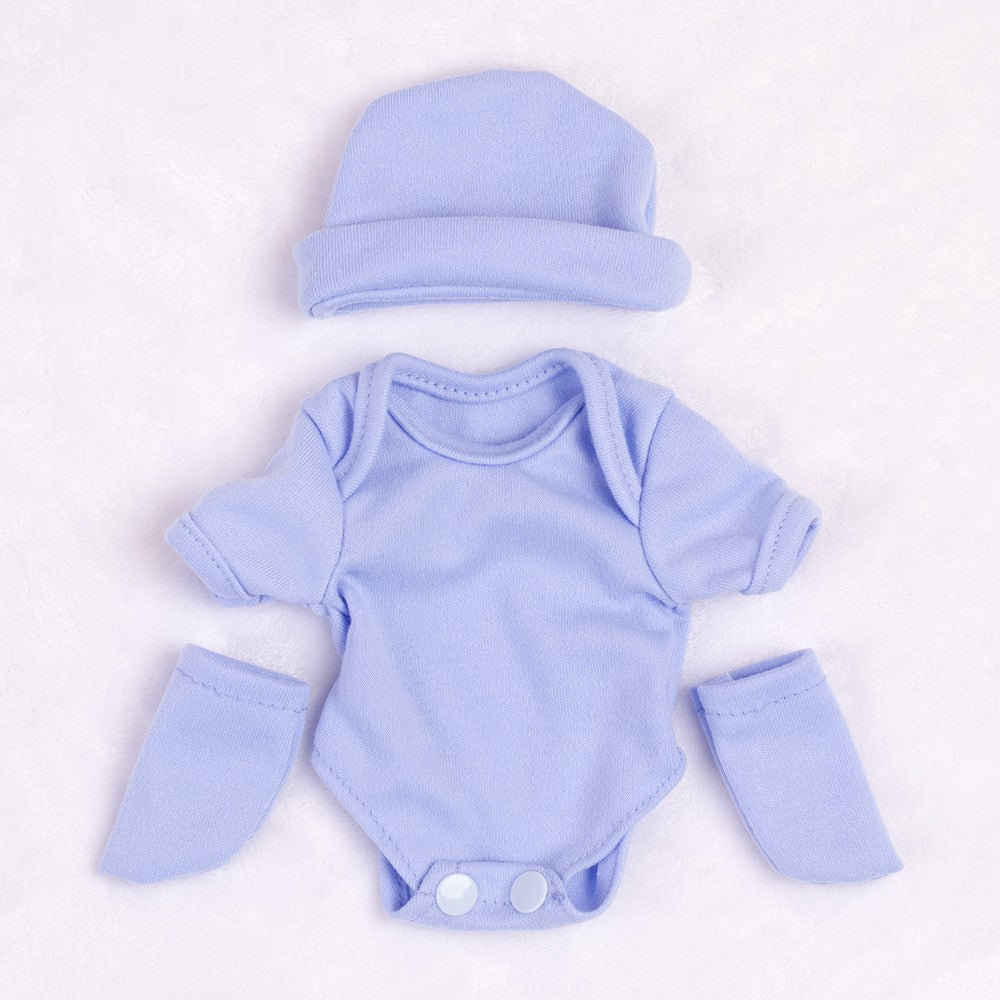 Doll Clothes Outfit Romper for 10"-11" Reborn Baby Dolls Boy/Girl Doll DIY Gifts