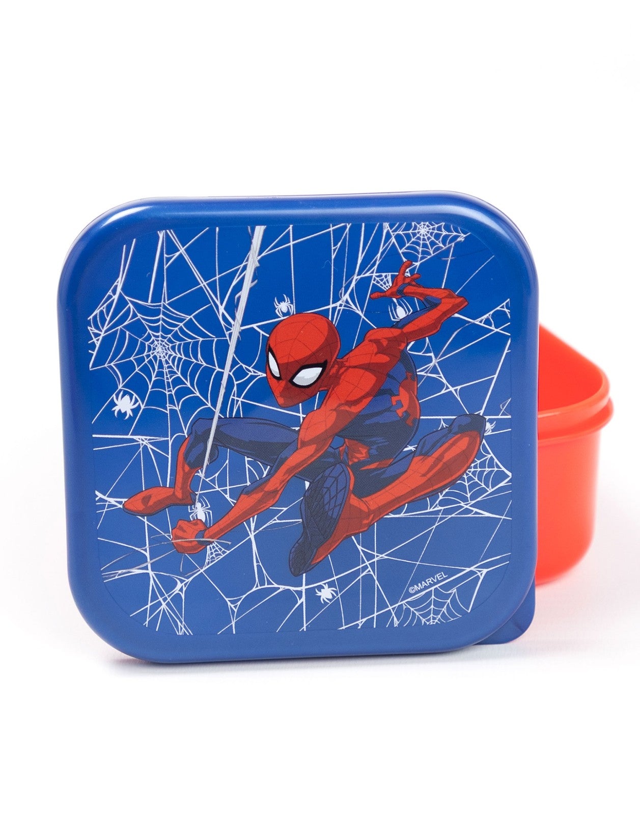 Spiderman Lunch Bag Bottle and 3 Snack Pot | Boys Red | Official Merch