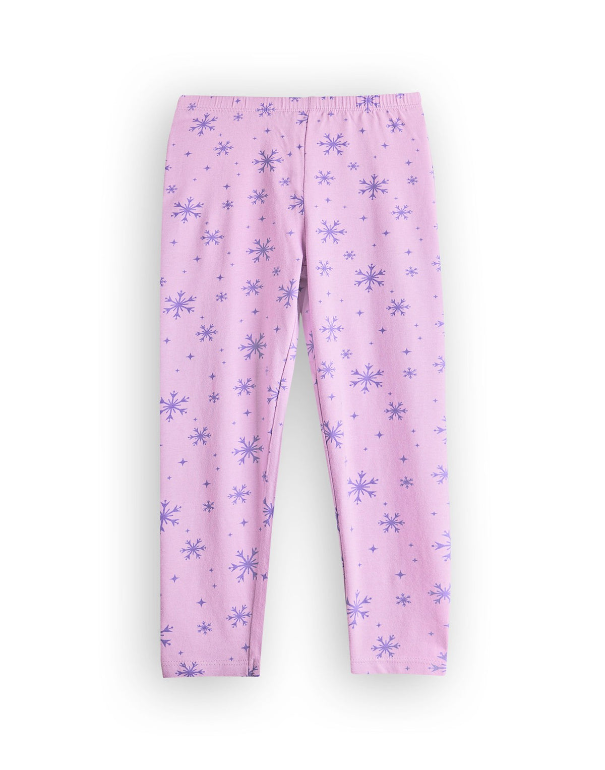 Disney Long Sleeve Long Leg Pyjama Set | Girls Purple AOP | Official Merch